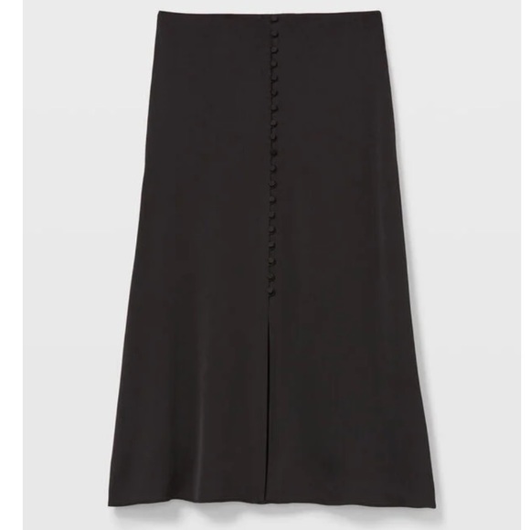 Club Monaco Button Front Slip Skirt - Picture 4 of 9